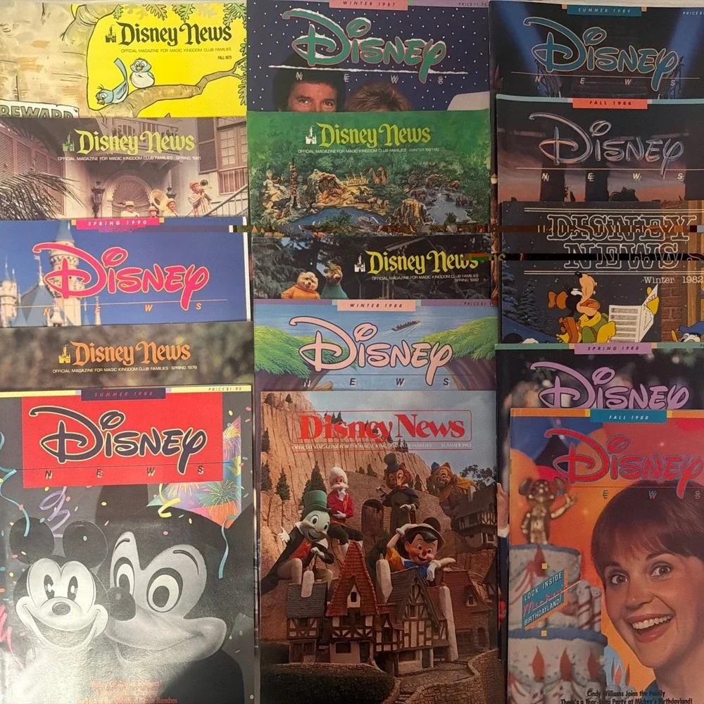 24 Disney News Magic Kingdom Club Magazines Lot 1973-1989 1990-1991 Disneyland - Picture 3 of 16